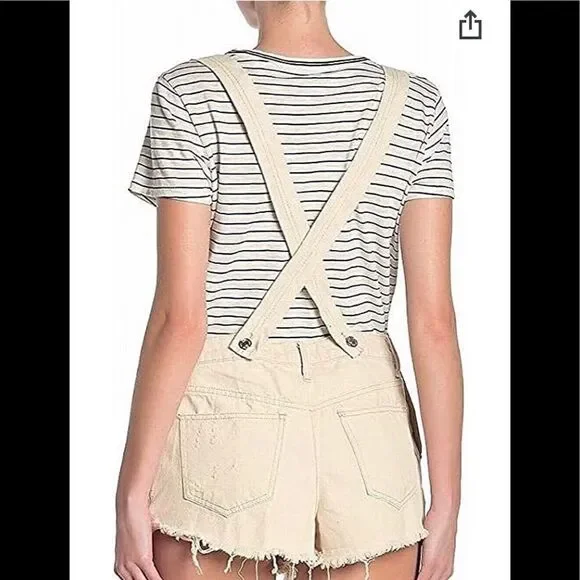 Free people overall shorts - Picture 2 of 4